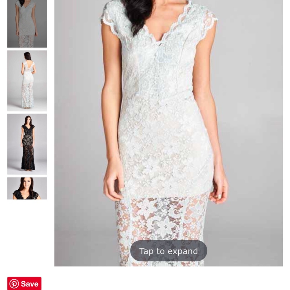 Lace maxi dress